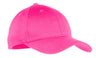 Youth Six - Panel Twill Cap Neon Pink Hats