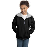 Youth Team Jacket Black/Light Oxford Youth Medium Jackets