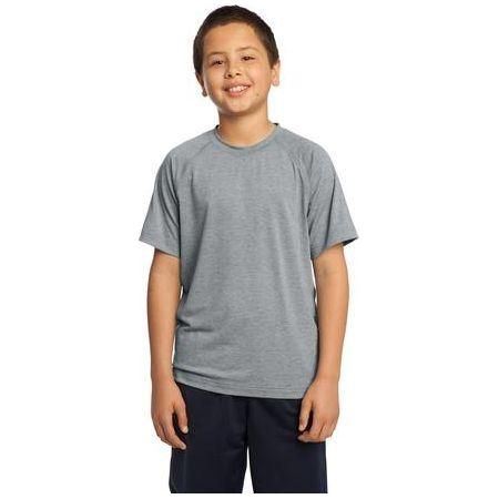 Youth Ultimate Performance Crew Youth Large Heather Grey