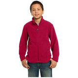 Youth Value Fleece Jacket True Red Youth Large Fleece Jackets