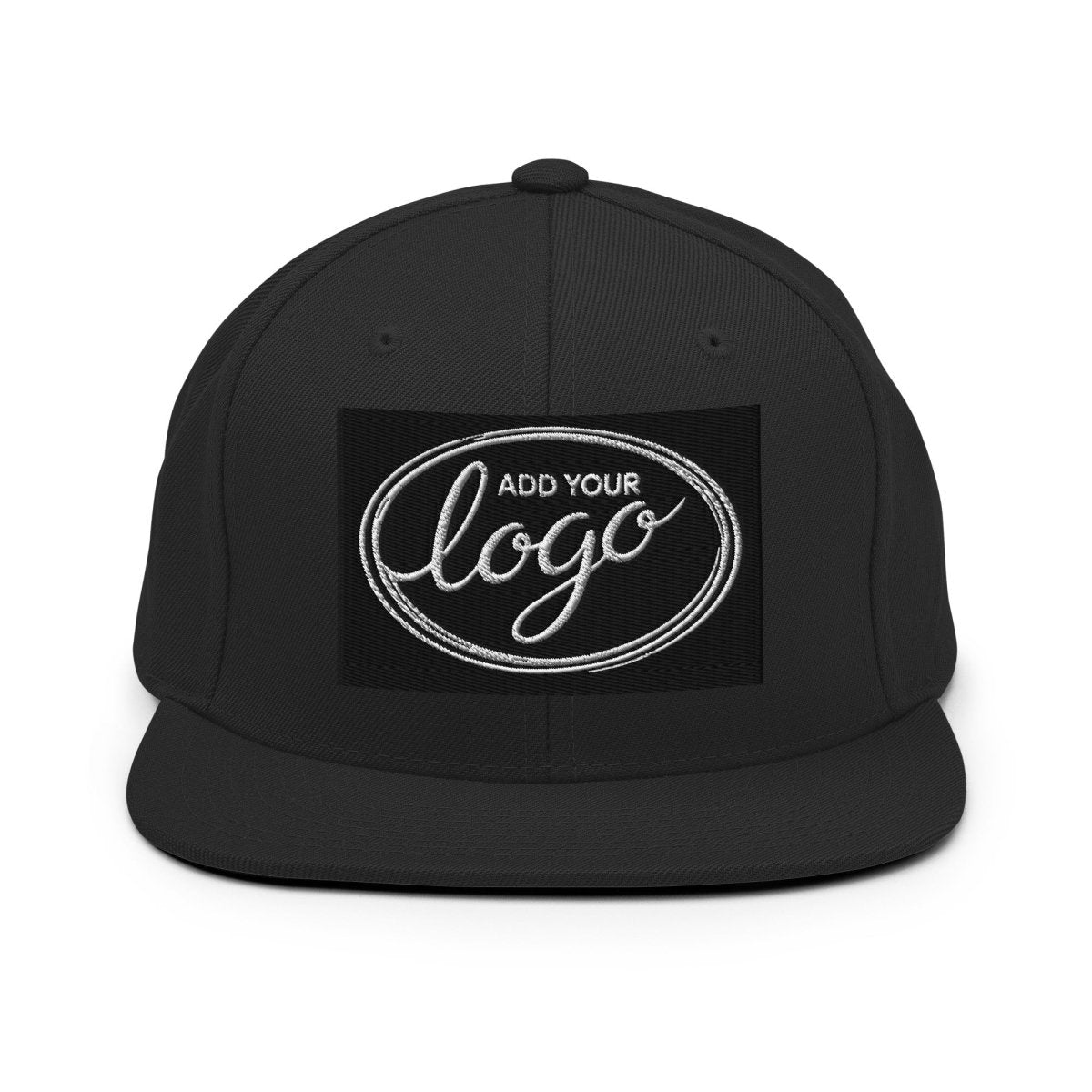 YP Classics 6089M | Create Your Own Custom Snapback Hat Black
