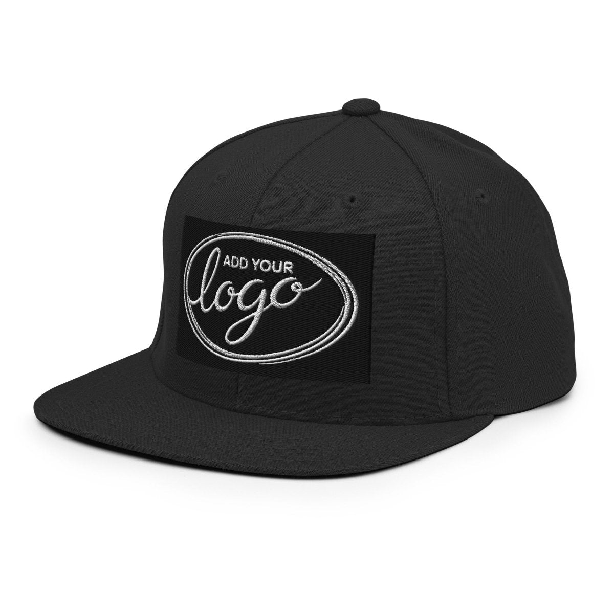 YP Classics 6089M | Create Your Own Custom Snapback Hat Black
