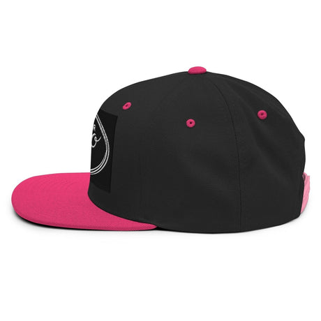 YP Classics 6089M | Create Your Own Custom Snapback Hat Black/ Neon Pink