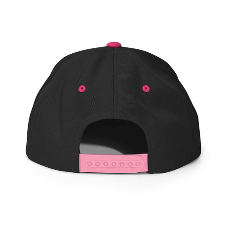 YP Classics 6089M | Create Your Own Custom Snapback Hat Black/ Neon Pink