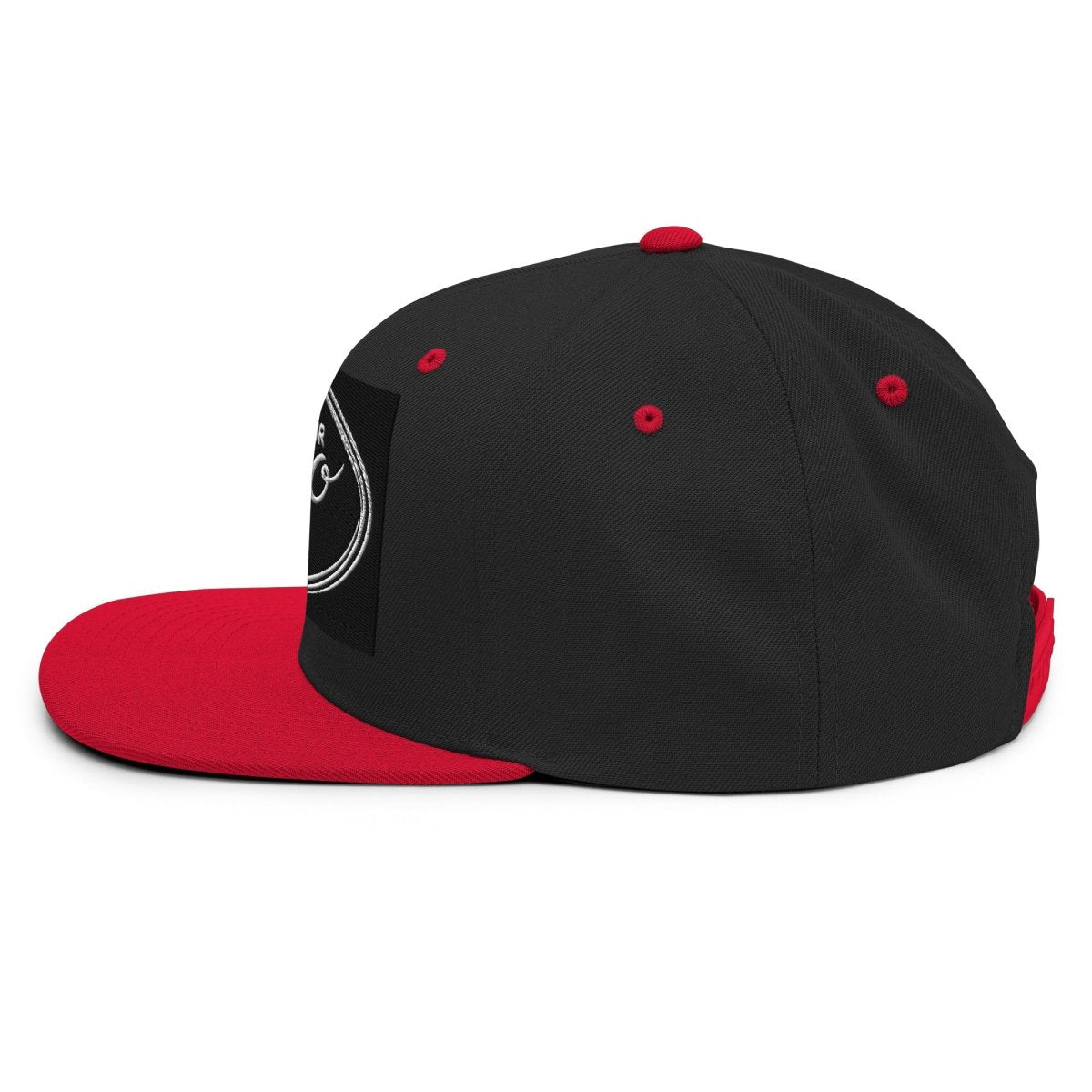 YP Classics 6089M | Create Your Own Custom Snapback Hat Black/ Red