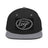 YP Classics 6089M | Create Your Own Custom Snapback Hat Black/ Silver