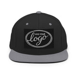 YP Classics 6089M | Create Your Own Custom Snapback Hat Black/ Silver