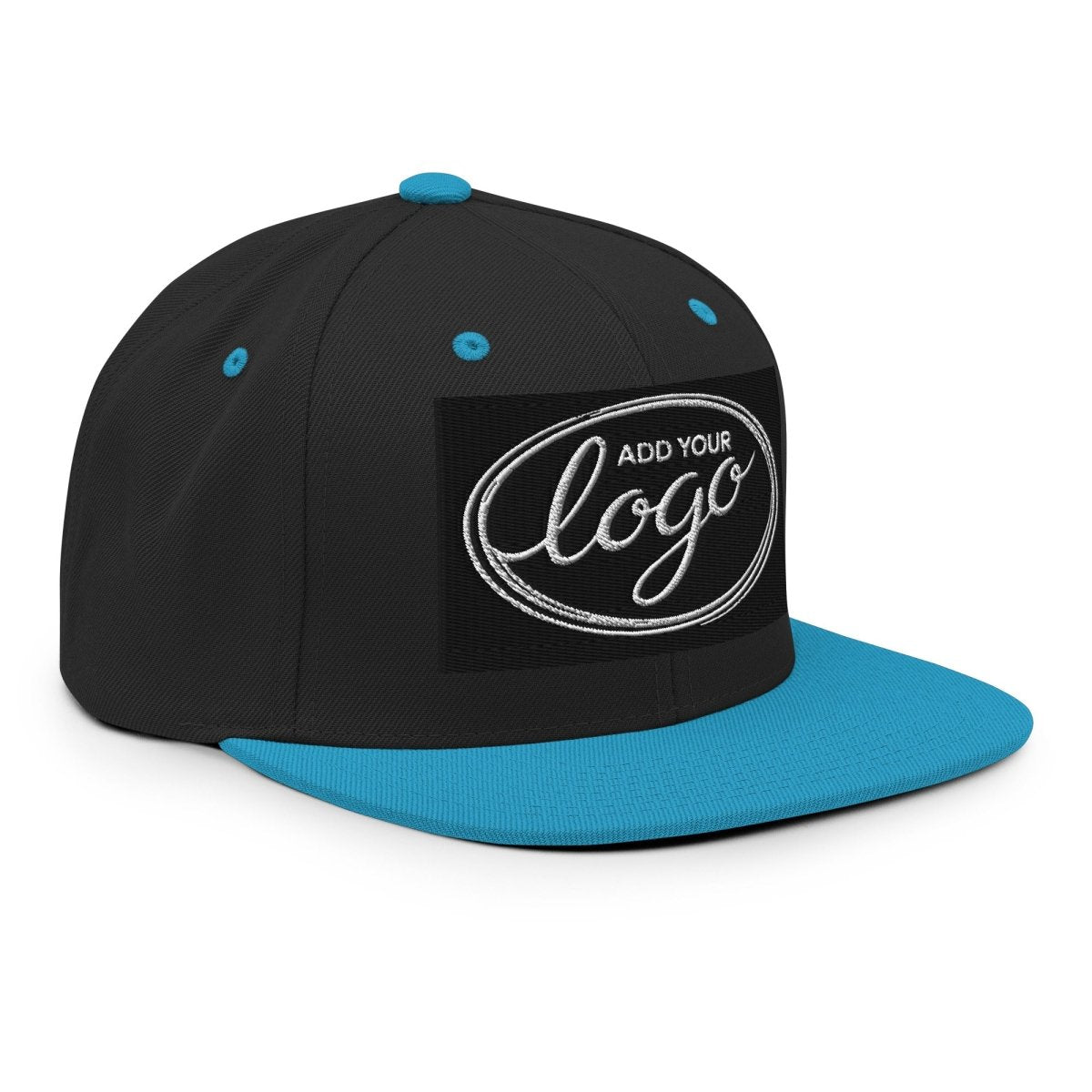 YP Classics 6089M | Create Your Own Custom Snapback Hat Black/ Teal