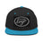 YP Classics 6089M | Create Your Own Custom Snapback Hat Black/ Teal