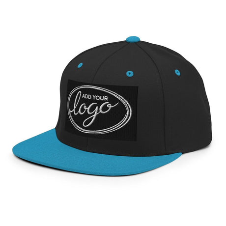 YP Classics 6089M | Create Your Own Custom Snapback Hat Black/ Teal