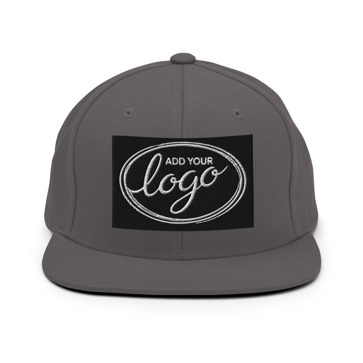 YP Classics 6089M | Create Your Own Custom Snapback Hat Dark Grey
