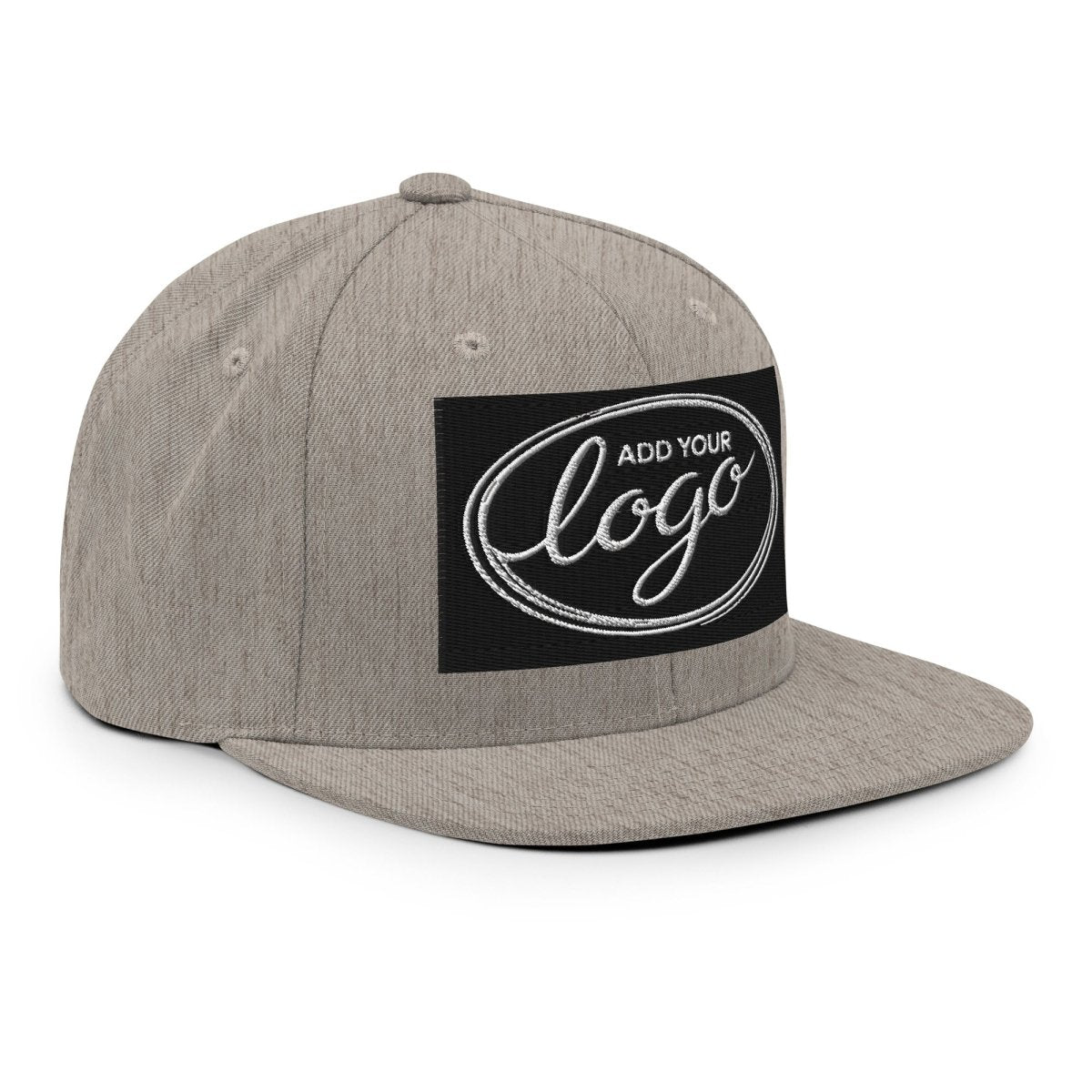 YP Classics 6089M | Create Your Own Custom Snapback Hat Heather Grey