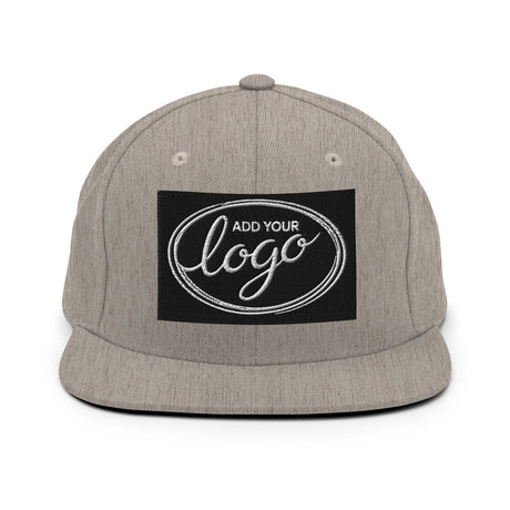 YP Classics 6089M | Create Your Own Custom Snapback Hat Heather Grey