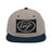YP Classics 6089M | Create Your Own Custom Snapback Hat Heather Grey/ Navy
