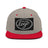 YP Classics 6089M | Create Your Own Custom Snapback Hat Heather Grey/ Red