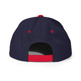 YP Classics 6089M | Create Your Own Custom Snapback Hat Navy/ Red