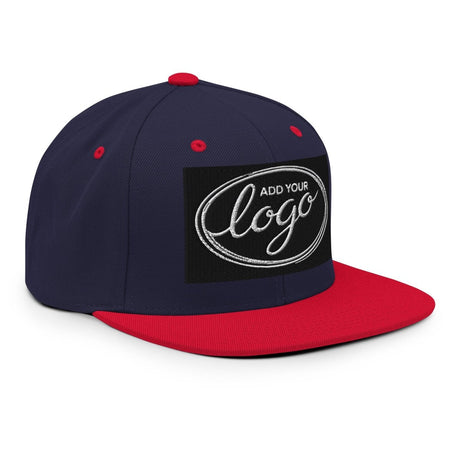 YP Classics 6089M | Create Your Own Custom Snapback Hat Navy/ Red