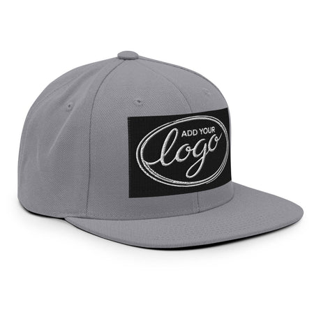 YP Classics 6089M | Create Your Own Custom Snapback Hat Silver