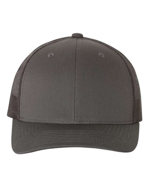YP Classics 6606 Retro Trucker Cap | Wholesale Yupoong 6606 Retro Trucker Hat Charcoal Adjustable Hats