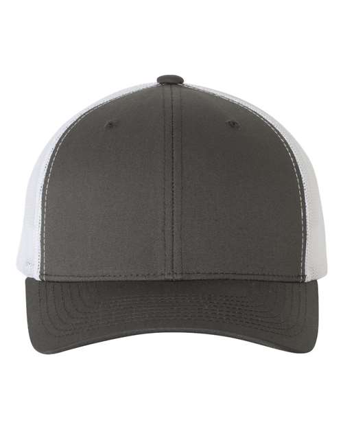 YP Classics 6606 Retro Trucker Cap | Wholesale Yupoong 6606 Retro Trucker Hat Charcoal/ White Adjustable Hats