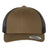 YP Classics 6606 Retro Trucker Cap | Wholesale Yupoong 6606 Retro Trucker Hat Coyote Brown/ Black Adjustable Hats
