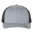 YP Classics 6606 Retro Trucker Cap | Wholesale Yupoong 6606 Retro Trucker Hat Heather Grey/ Black Adjustable Hats