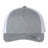YP Classics 6606 Retro Trucker Cap | Wholesale Yupoong 6606 Retro Trucker Hat Heather Grey/ White Adjustable Hats