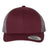 YP Classics 6606 Retro Trucker Cap | Wholesale Yupoong 6606 Retro Trucker Hat Maroon/ Grey Adjustable Hats