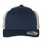 YP Classics 6606 Retro Trucker Cap | Wholesale Yupoong 6606 Retro Trucker Hat Navy/ Silver Adjustable Hats
