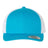 YP Classics 6606 Retro Trucker Cap | Wholesale Yupoong 6606 Retro Trucker Hat Turquoise/ White Adjustable Hats
