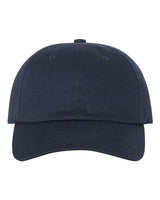 YP Classics Classic Dad Hat - Yupoong 6245CM Navy Adjustable Hats