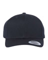 YP Classics CVC Snapback Cap - Yupoong 6389 Black Adjustable Hats