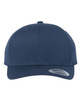 YP Classics CVC Snapback Cap - Yupoong 6389 Navy Adjustable Hats