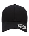 YP Classics Elite Cap - Yupoong 6601 Black Adjustable Hats