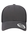 YP Classics Elite Cap - Yupoong 6601 Charcoal/ Black Adjustable Hats