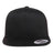 YP Classics Five - Panel Classic Trucker Cap - Yupoong 6006 Black Adjustable Hats