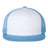 YP Classics Five - Panel Classic Trucker Cap - Yupoong 6006 Carolina Blue/ White/ Caroline Blue Adjustable Hats
