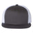 YP Classics Five - Panel Classic Trucker Cap - Yupoong 6006 Charcoal/ White Adjustable Hats