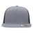 YP Classics Five - Panel Classic Trucker Cap - Yupoong 6006 Heather/ Black Adjustable Hats