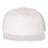 YP Classics Lightly - Structured Five - Panel Snapback Cap - Yupoong 6502 White Adjustable Hats