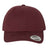YP Classics Peached Cotton Twill Dad Hat - Yupoong 6245PT Maroon Adjustable Hats