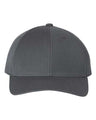 YP Classics Premium Curved Bill Snapback Cap - Yupoong 6789M Dark Grey Adjustable Hats