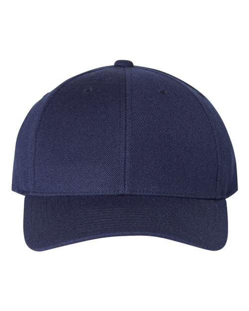 YP Classics Premium Curved Bill Snapback Cap - Yupoong 6789M Navy Adjustable Hats