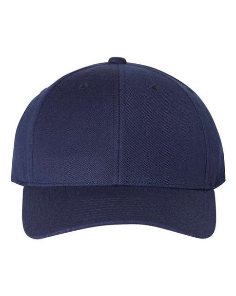YP Classics Premium Curved Bill Snapback Cap - Yupoong 6789M Navy Adjustable Hats