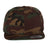 YP Classics Premium Flat Bill Snapback Cap - Yupoong 6089M Green Camo Adjustable Hats