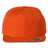 YP Classics Premium Flat Bill Snapback Cap - Yupoong 6089M Orange Adjustable Hats