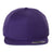 YP Classics Premium Flat Bill Snapback Cap - Yupoong 6089M Purple Adjustable Hats