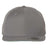 YP Classics Premium Flat Bill Snapback Cap - Yupoong 6089M Silver Adjustable Hats