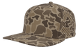 Zapped Headwear BLACKHAWK 5 - Panel Snapback Hat | Wholesale Performance Caps Brown Old School Camo Adjustable Hats