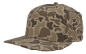 Zapped Headwear BLACKHAWK 5 - Panel Snapback Hat | Wholesale Performance Caps Brown Old School Camo Adjustable Hats